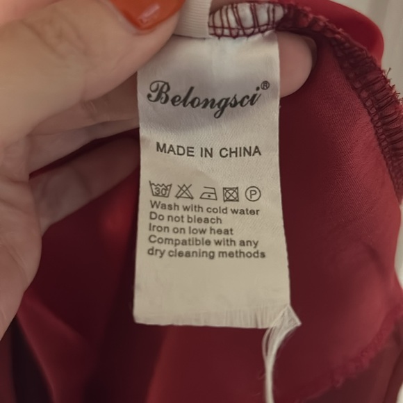 Wine Red Dress - Picture 7 of 7